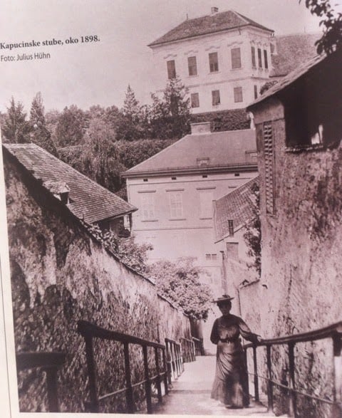 Kapucinske stube oko 1898. godine